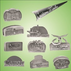 Name Card Holder - U-Shape 3D Pewter Card holder.